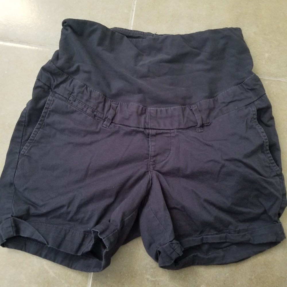 H&M dark blue Maternity shorts